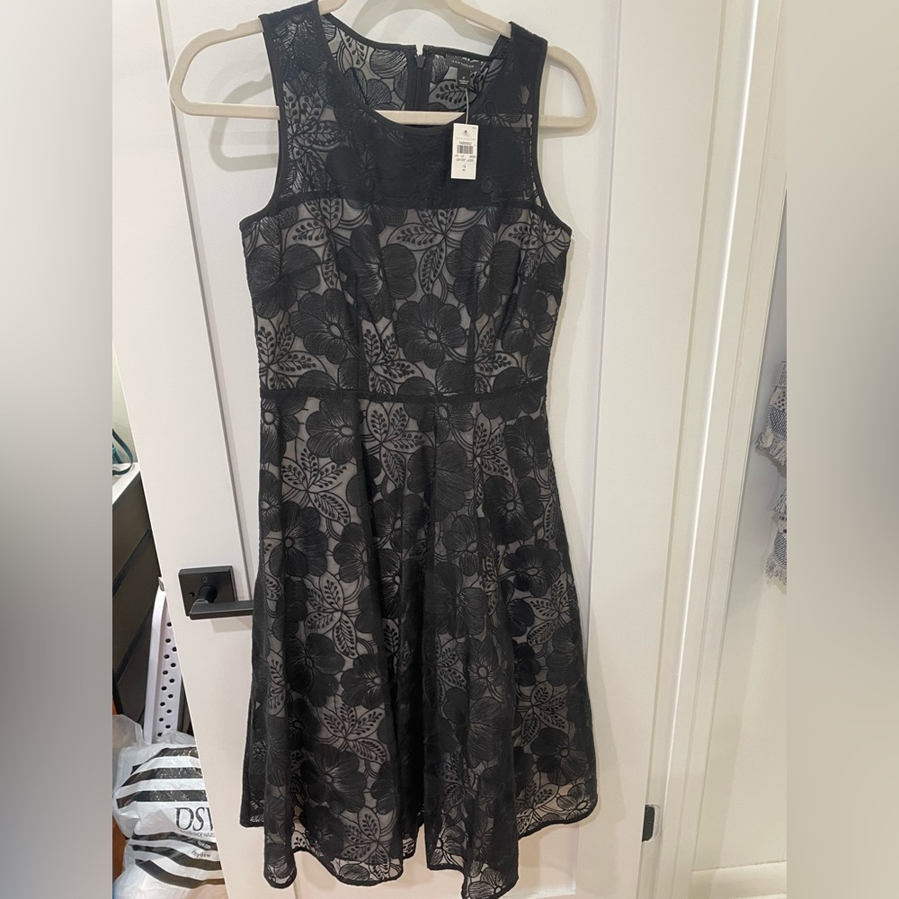 Ann Taylor sheer top floral dress